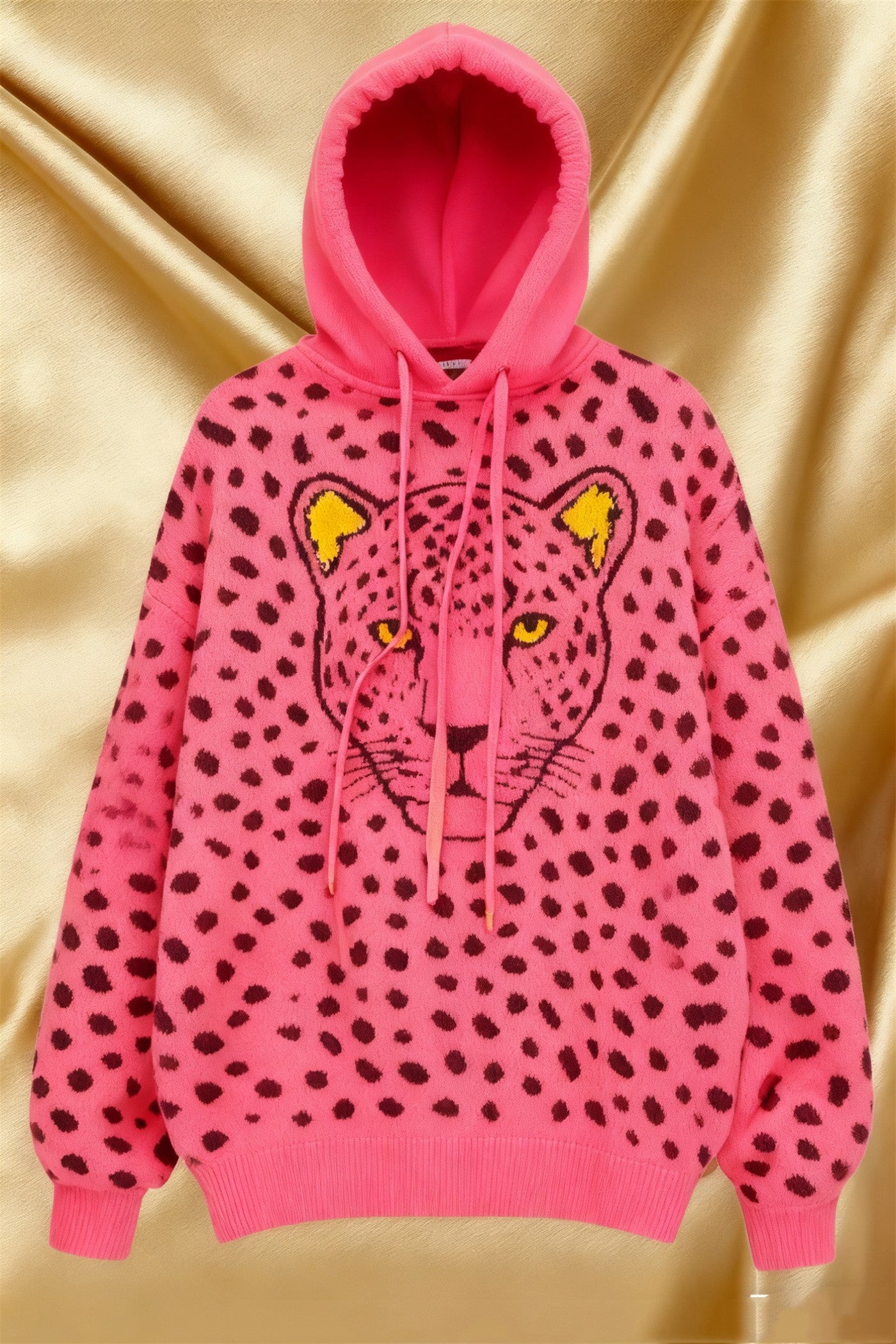 Freizeitpullover aus bedrucktem Polyester