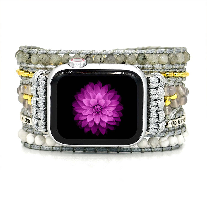 Armband aus Natursteinperlen für Smartwatch – Bild 3 | LuxeStyle