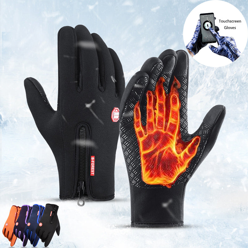 Wasserdichte Winterhandschuhe mit Fleece und Anti-Rutsch
