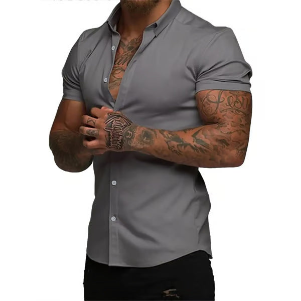 Herren Fitness-Shirt Kurzarm – Bild 13 | LuxeStyle