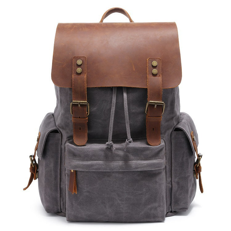 Canvas Schultertasche für Herren – Bild 4 | LuxeStyle