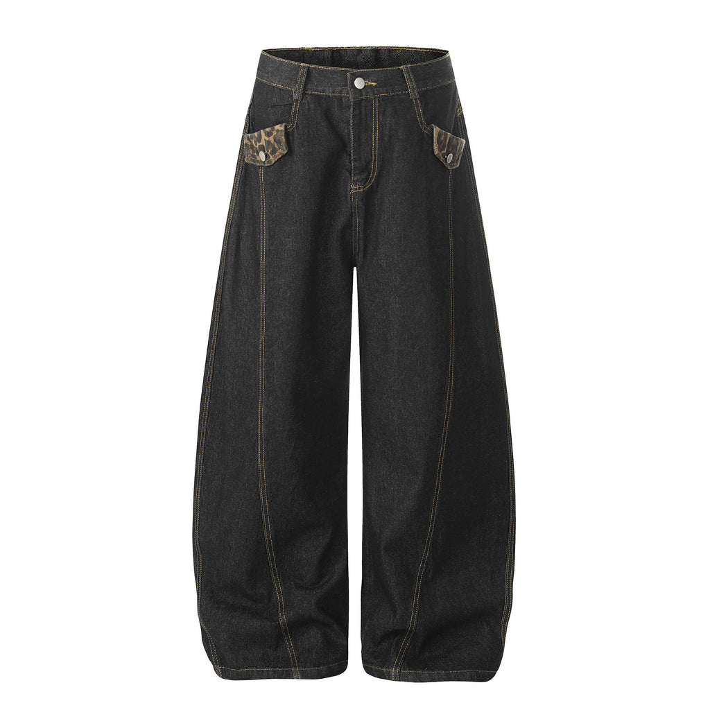 Gebürstete Weitenfreie Casualhose