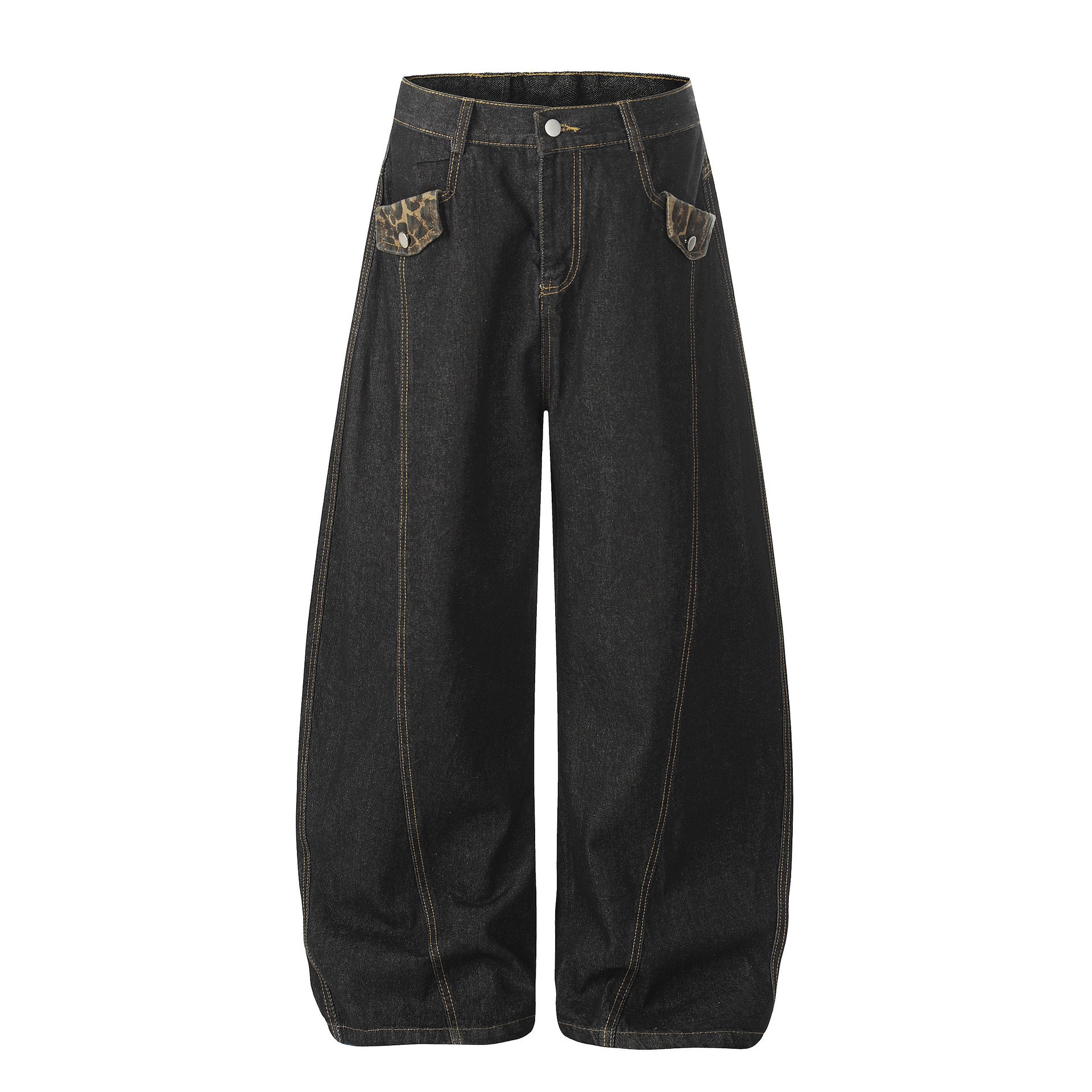Gebürstete Weitenfreie Casualhose