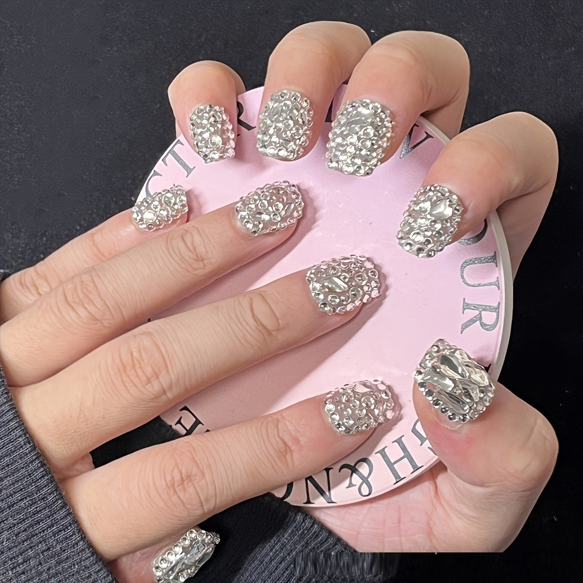Handgemachte abnehmbare Nagel-Patches