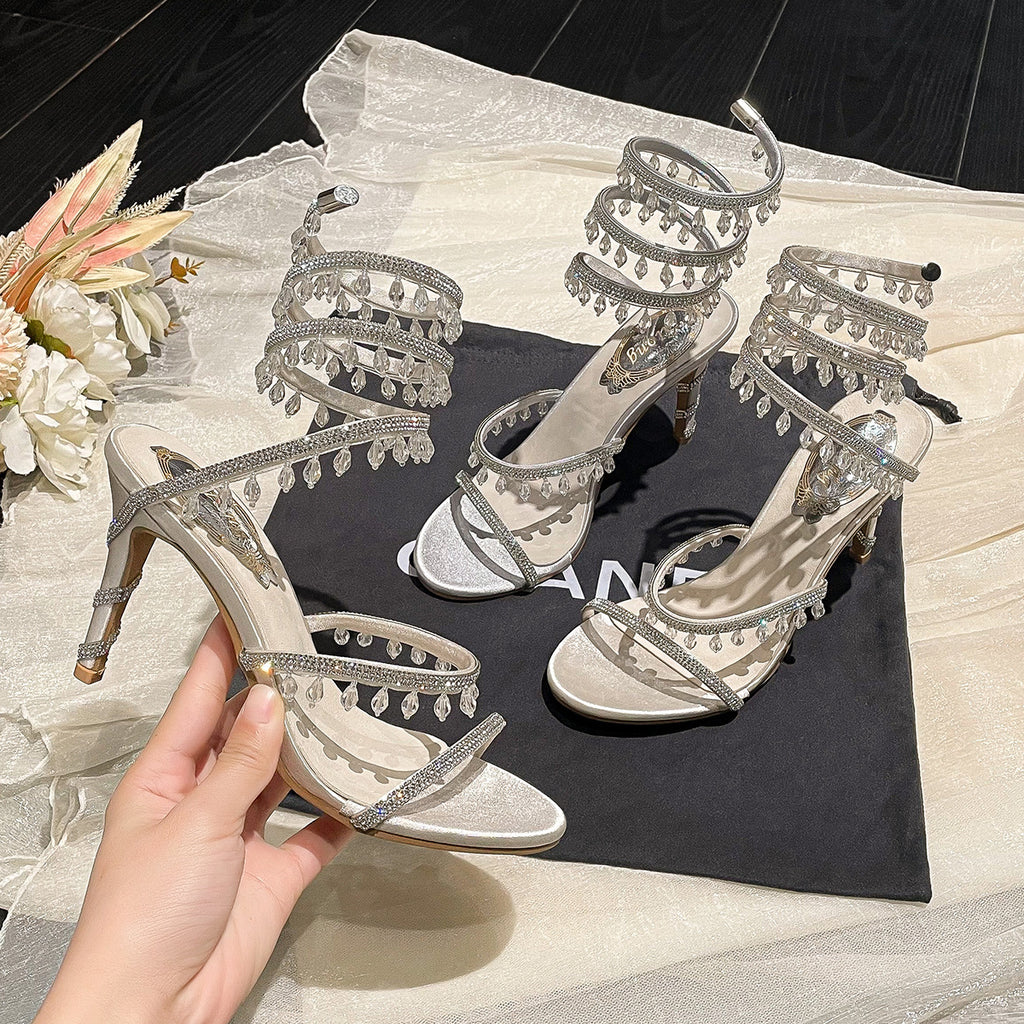 Hohe Stilettosandalen – Bild 4 | LuxeStyle