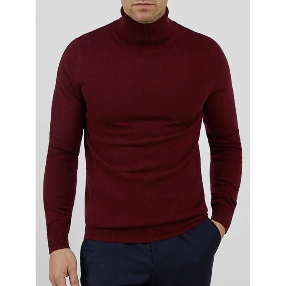 Herren Strickpullover einfarbig
