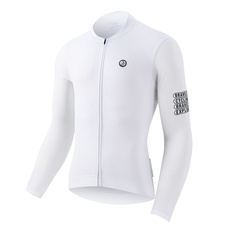 Cycling-Langarmshirt mit Icecooling-Fabric