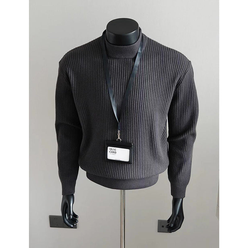 Herren Rollkragenpullover aus Strick – Bild 7 | LuxeStyle
