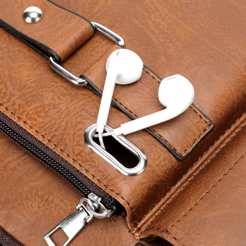 Business Schultertasche aus PU-Leder – Bild 9 | LuxeStyle