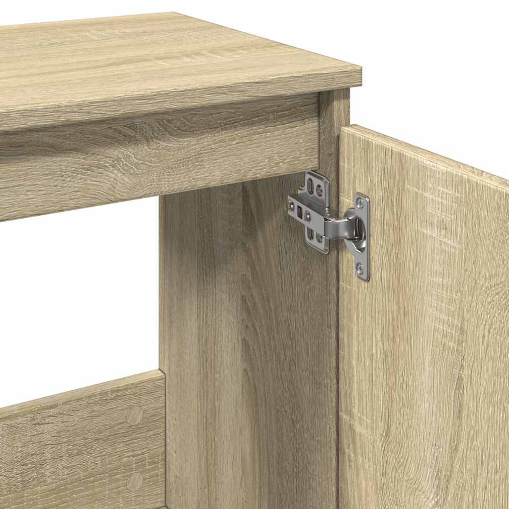 Badezimmerschrank Sonoma Eiche 58x33x60 cm