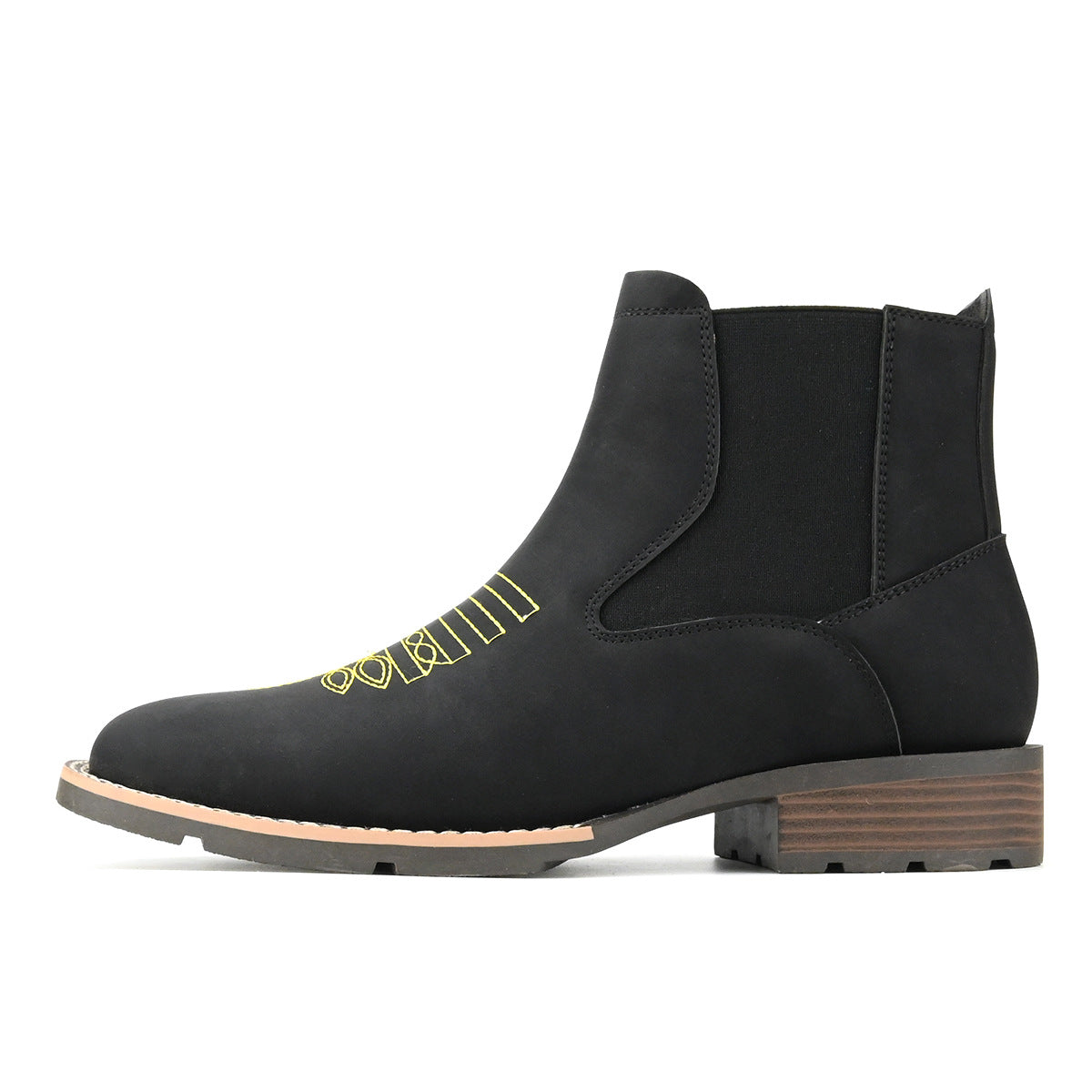 Chelsea Boots mit Stickerei