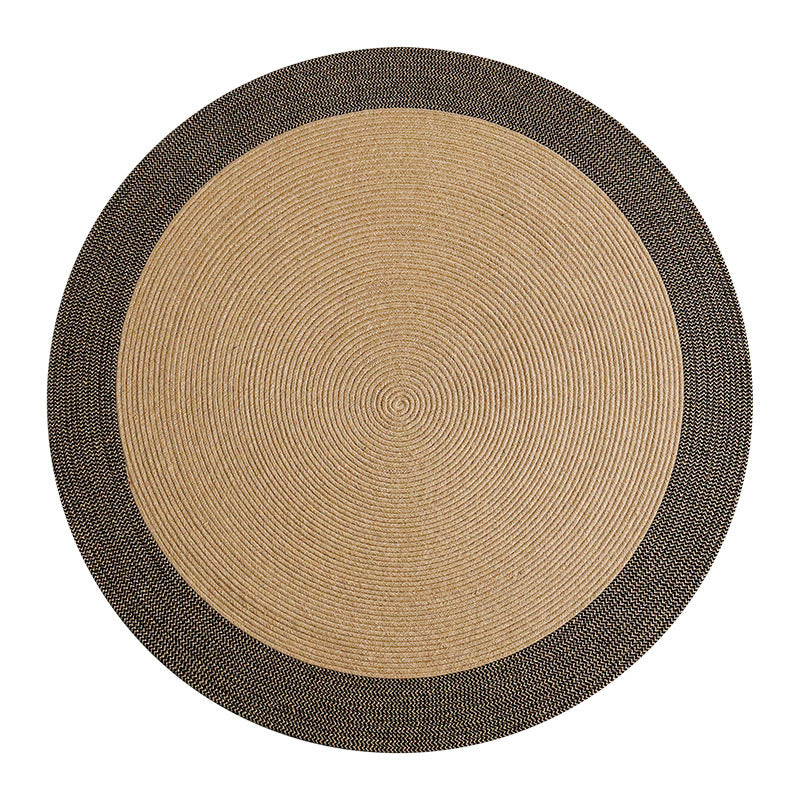 Runder Jute Teppich für Wohnzimmer