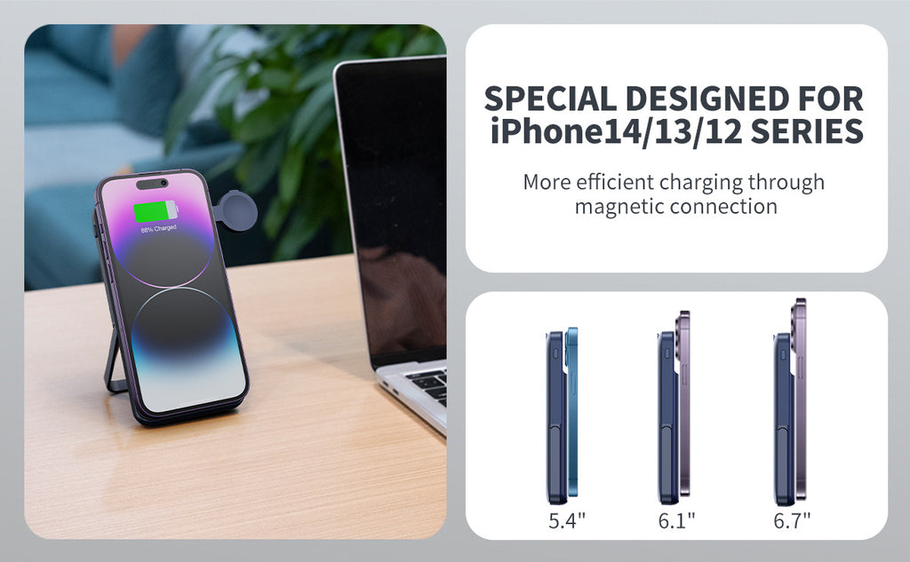 Magnetische 3-in-1 Wireless Powerbank