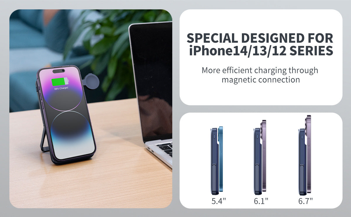 Magnetische 3-in-1 Wireless Powerbank