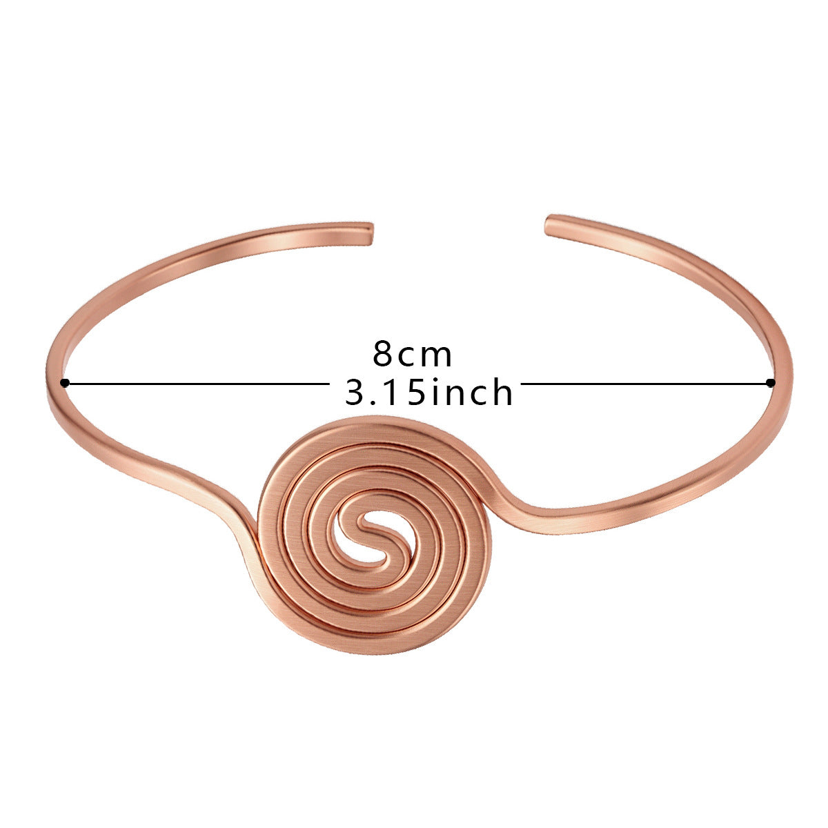 Kupfer-Fusskettchen, unisex, verstellbar