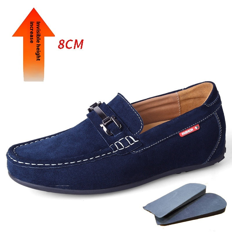 Sneaker mit 8 cm Höhe aus mattem Wild-Kunstleder – Bild 5 | LuxeStyle