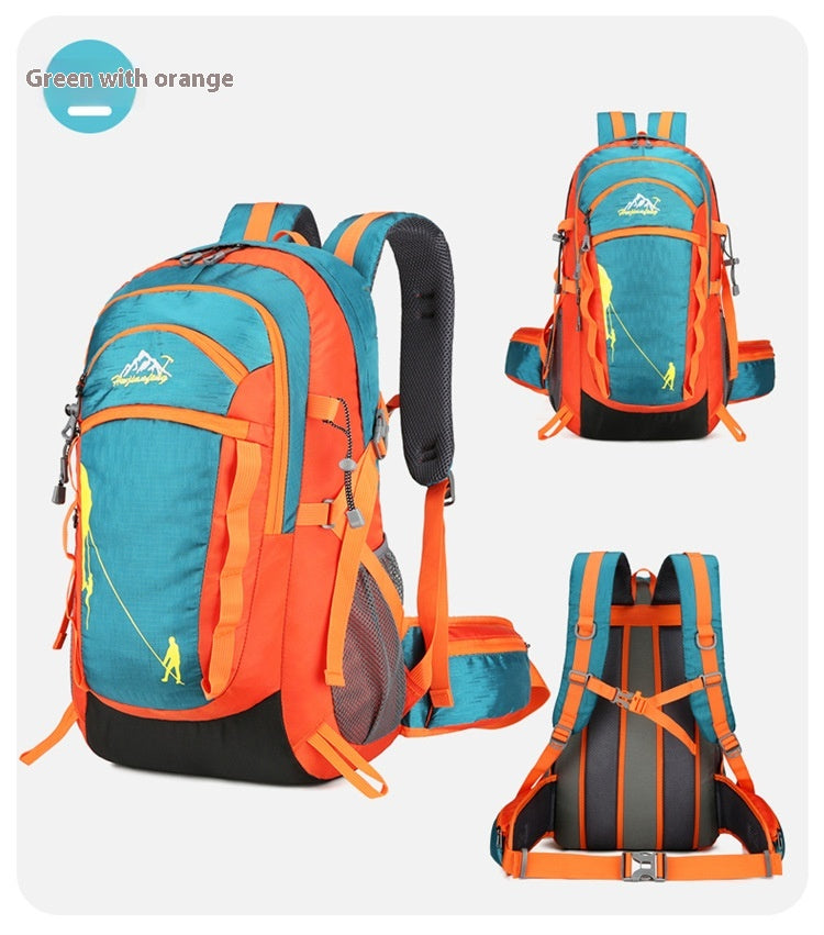 Nylon Outdoor Rucksack 36-55L – wasserdicht, atmungsaktiv – Bild 9 | LuxeStyle