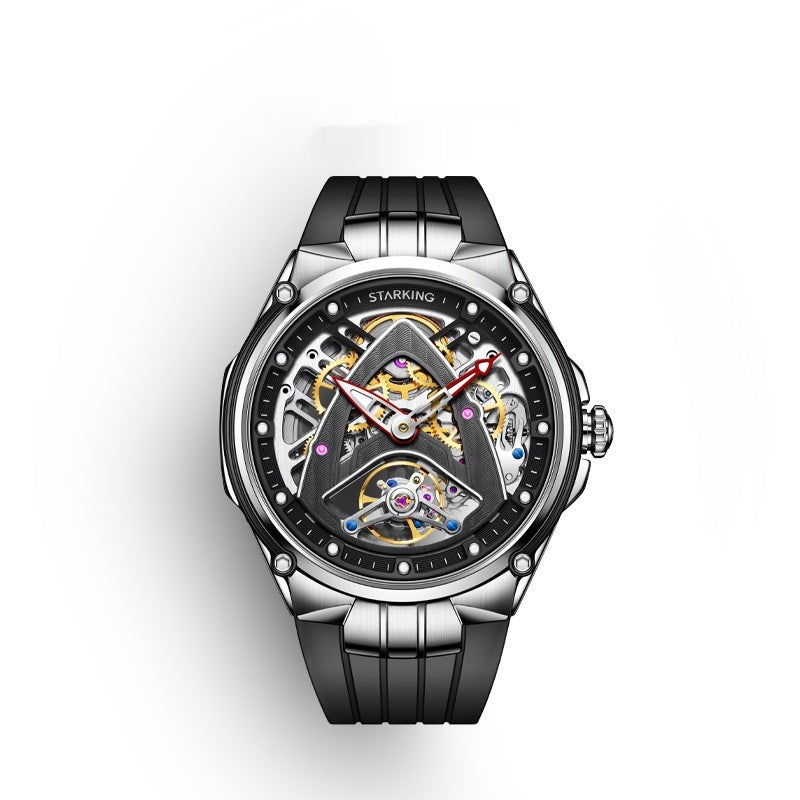 Mechanische Armbanduhr Edelstahl