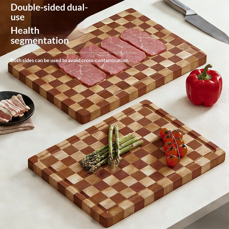 Gecheckertes Schneidbrett