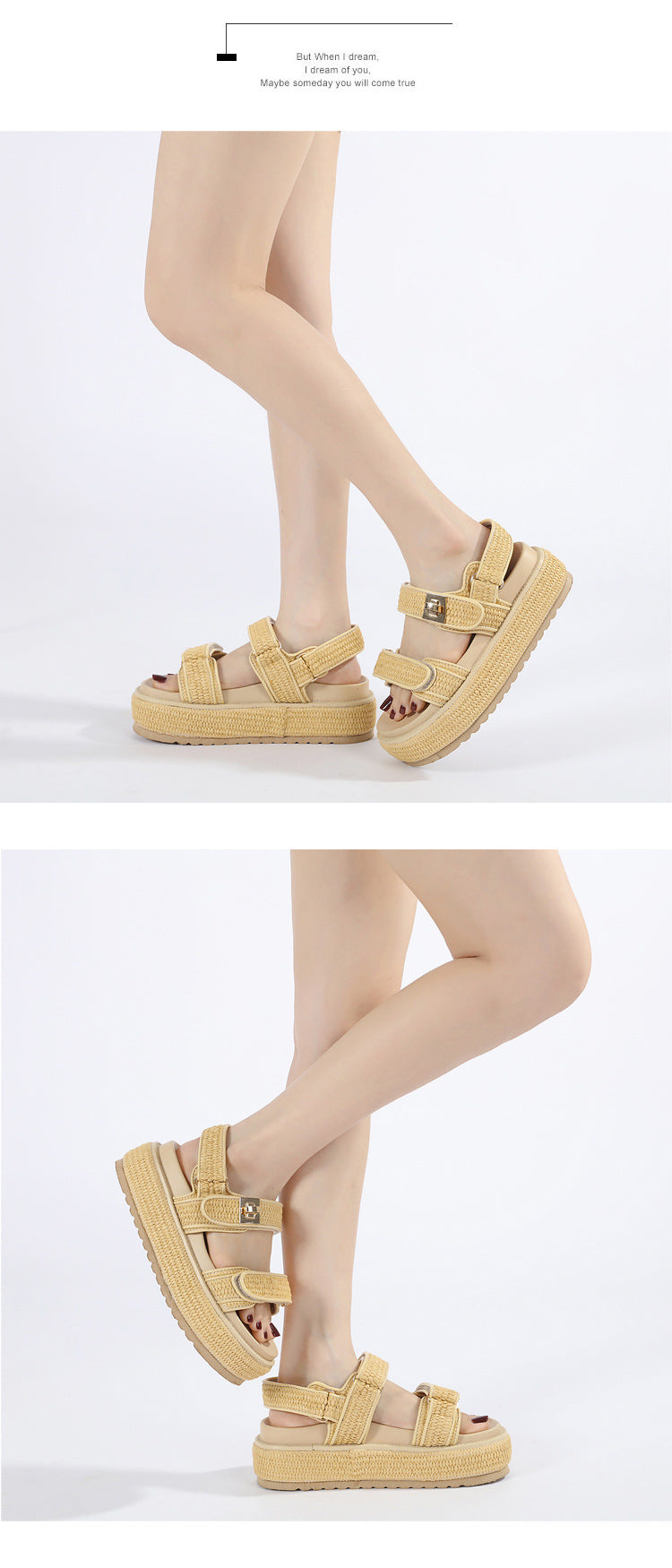 Geflochtene offene Sandalen für Damen | LuxeStyle