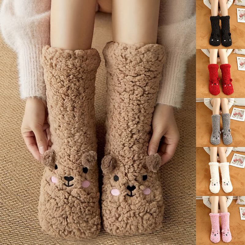 Kuschelige Bären-Socken für Damen