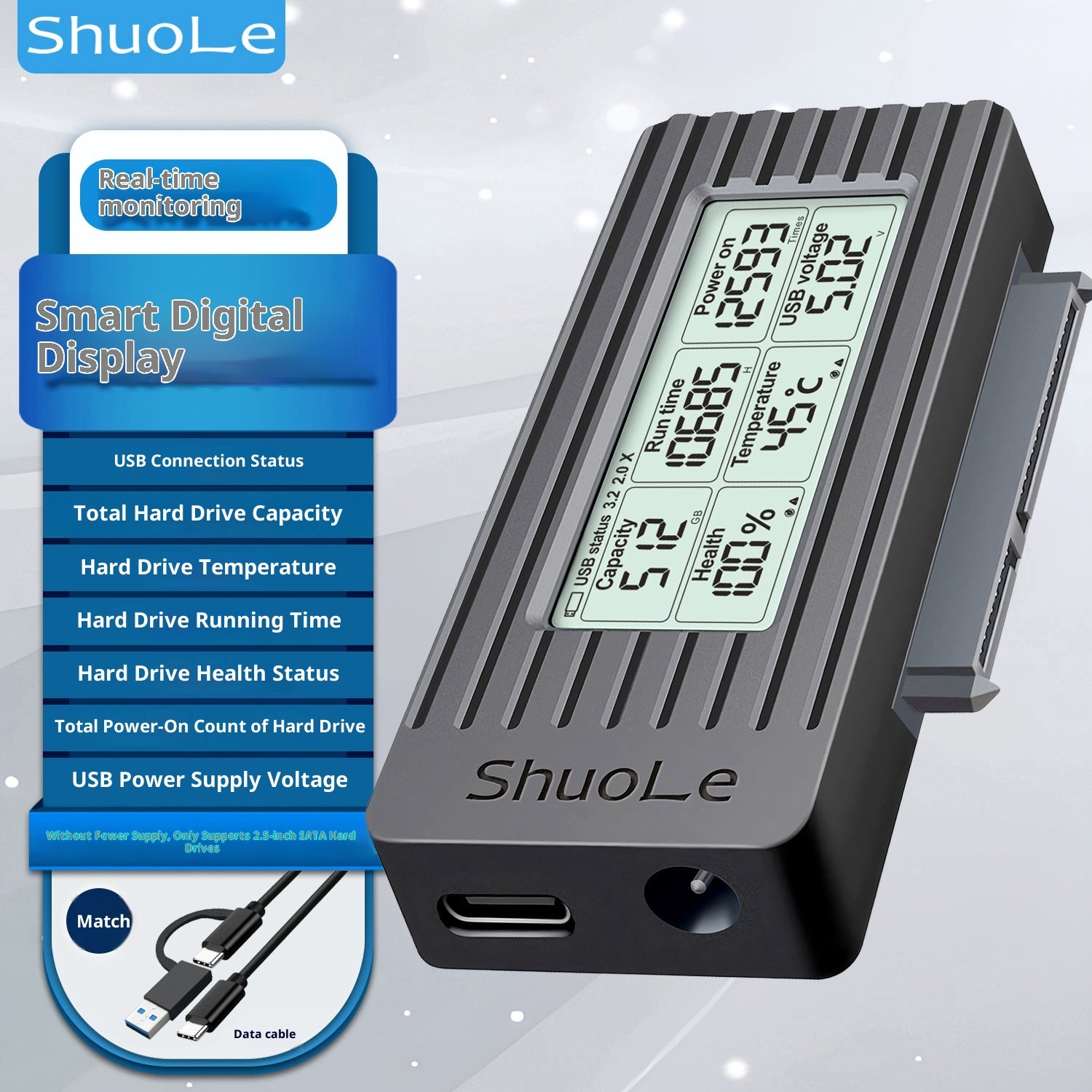USB 3.2 SSD/HDD Konverter-Kabel