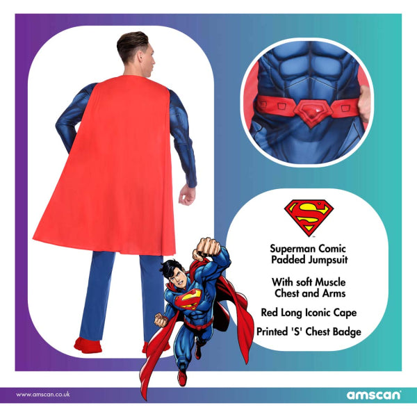 Kostüm Superman · Widmann Nr. 58026 – Bild 3 | LuxeStyle