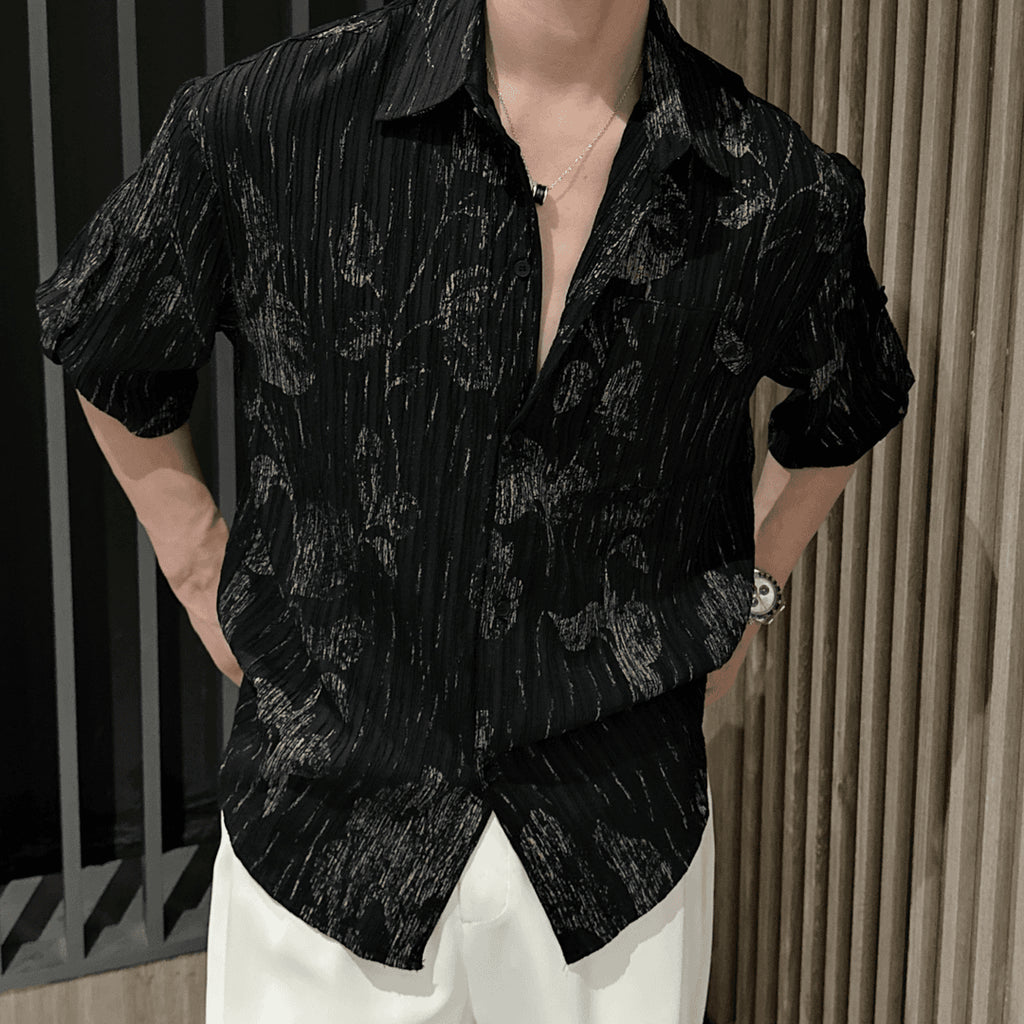 Gestreifter Kurzarm-Cardigan – Bild 9 | LuxeStyle