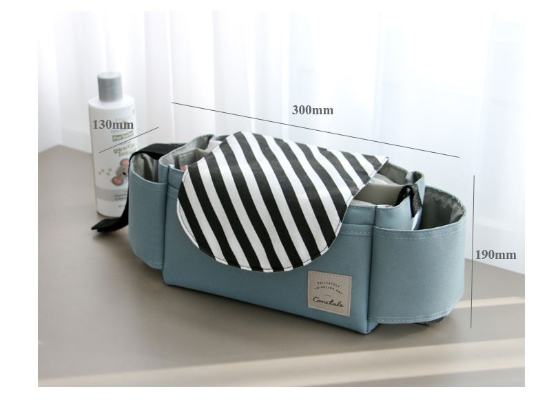 Kinderwagen-Organizer mit Flaschenhalter