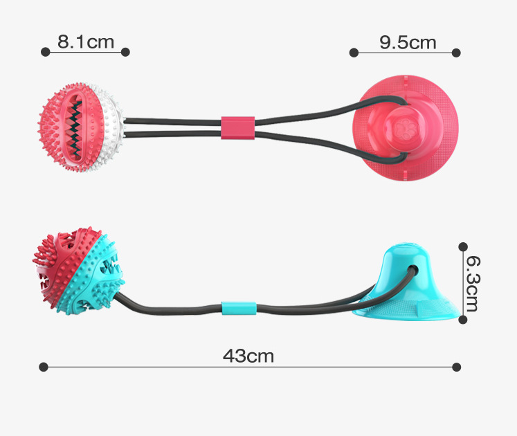 Saugnapf-Ball mit Zugseil