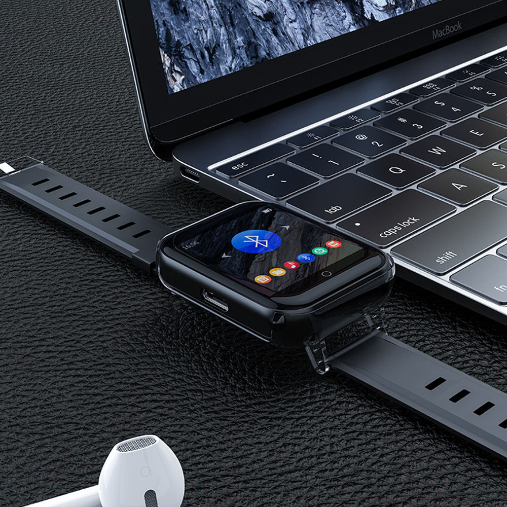 Smartwatch mit Musikplayer und Armband