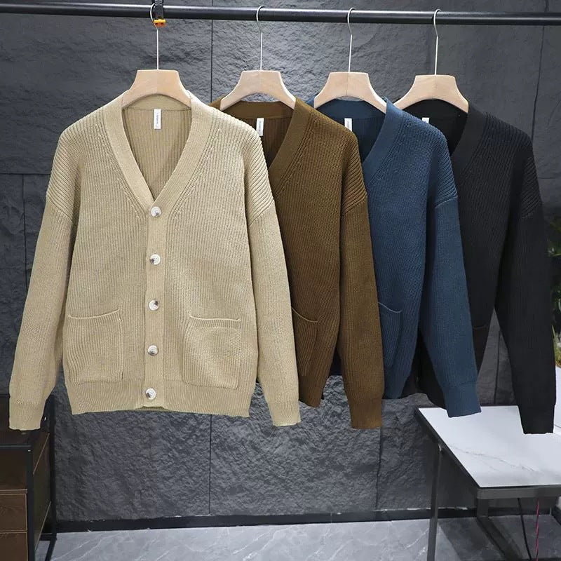 Casual Herren-Cardigan im Erwachsenenstil