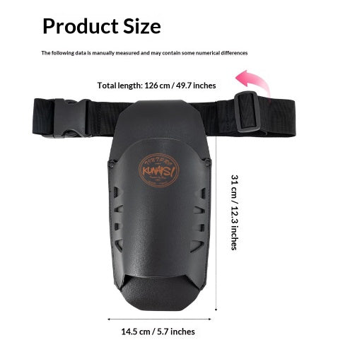 Hitzebeständiger Heat Gun mit Leder-Bauchtasche