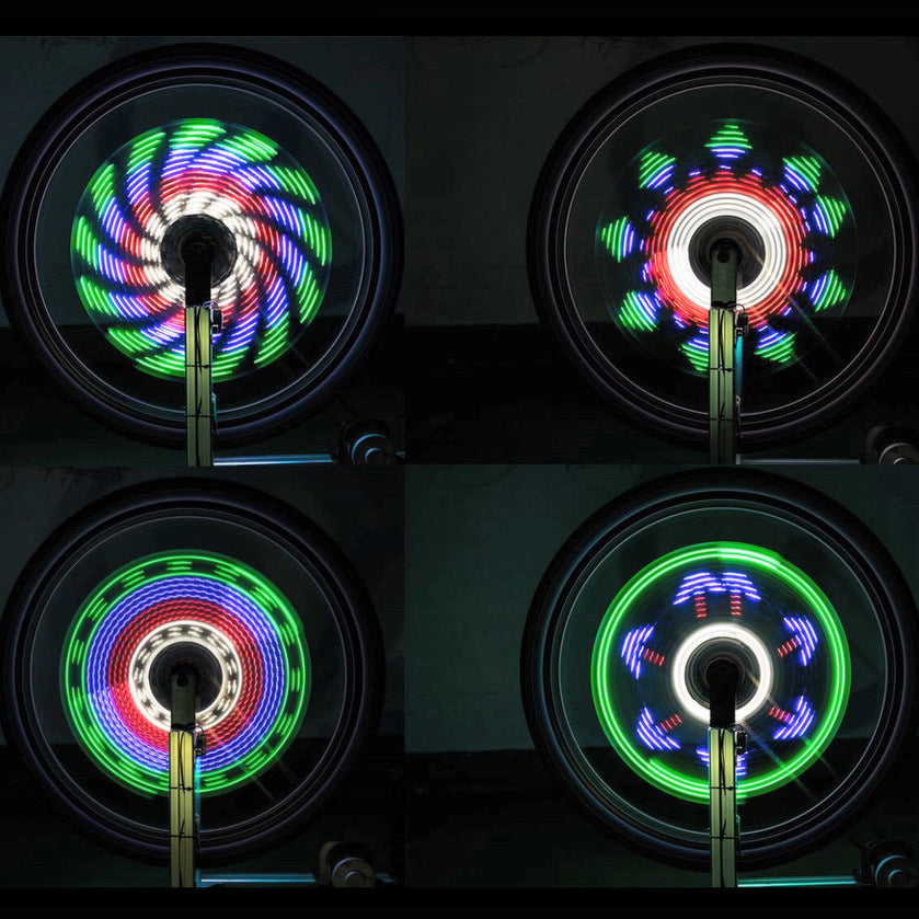 Fahrrad-Speichenlampe mit 64 LEDs