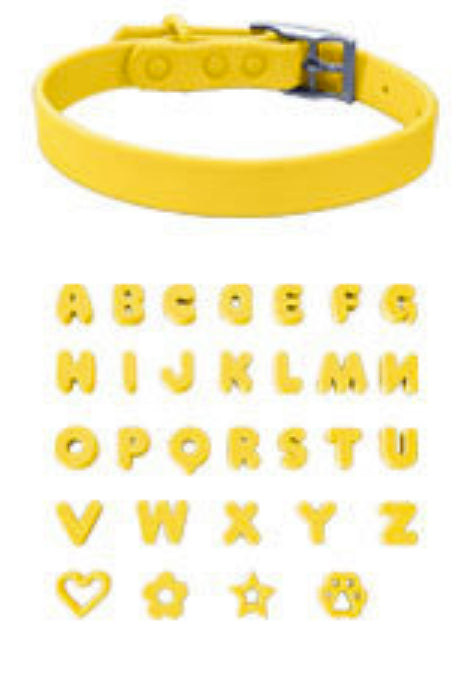 Haustierhalsband aus Silikon mit Buchstaben – Bild 6 | LuxeStyle
