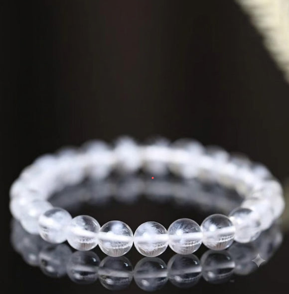 Himalaya Bergkristall Perlenarmband