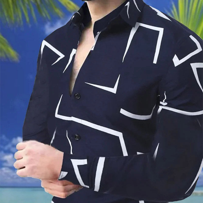 Herren Langarmshirt mit 3D-Digitaldruck – Bild 16 | LuxeStyle