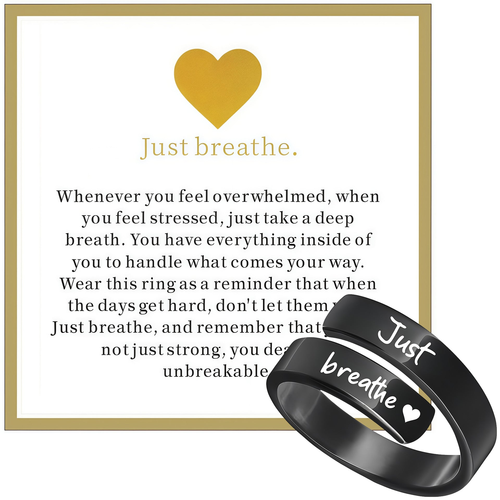 Just Breathe Ring für Damen