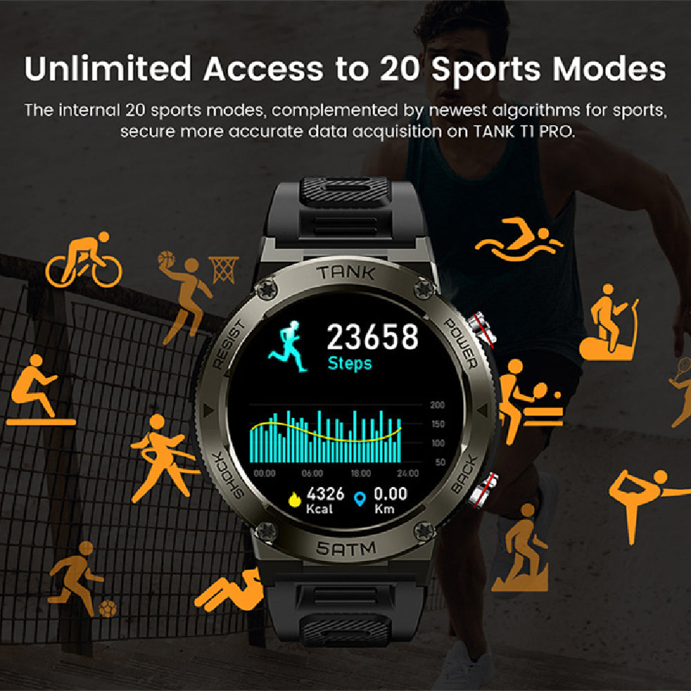 Smartwatch für Outdoor & Sport mit Bluetooth-Anruf – Bild 4 | LuxeStyle