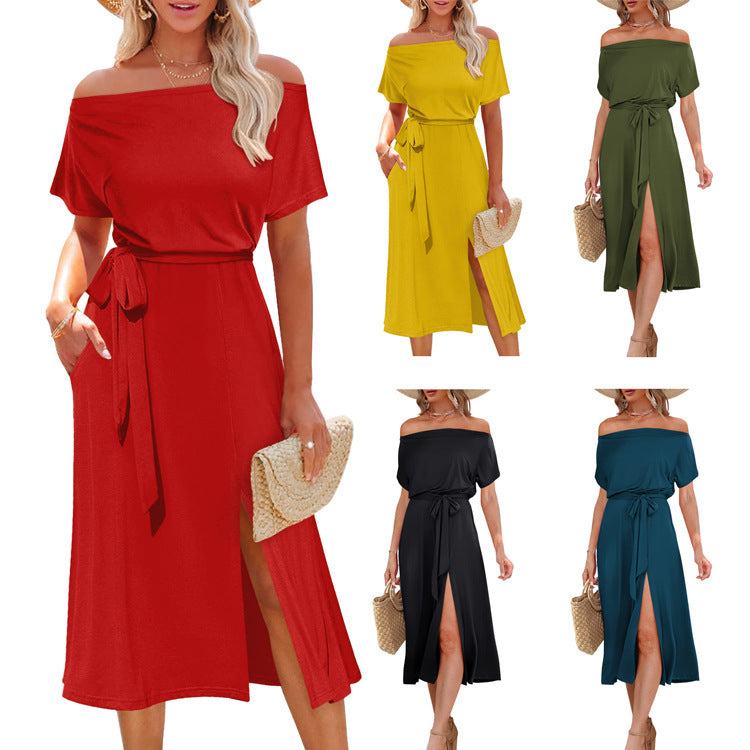 Elegantes Off-Shoulder Sommerkleid – Bild 4 | LuxeStyle