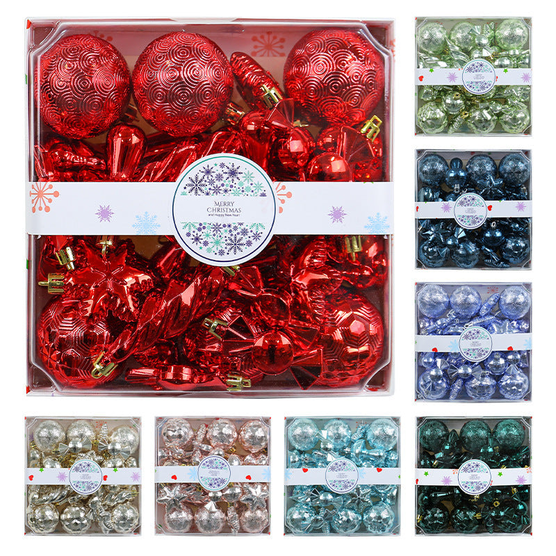 28-teilige Weihnachtsbaumschmuck-Kugel-Set – Bild 13 | LuxeStyle
