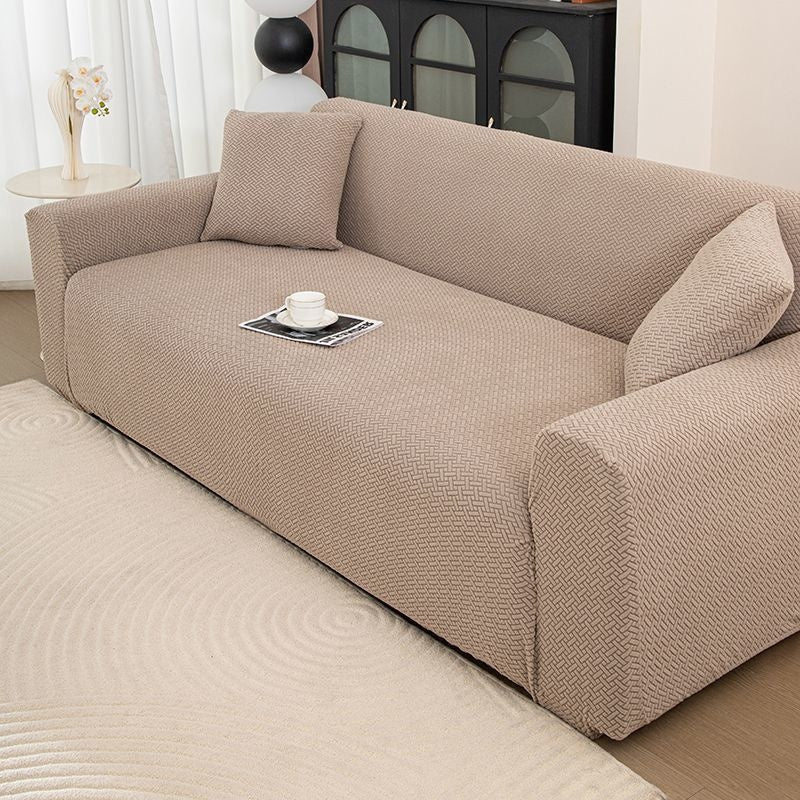 Katzenfreundlicher Sofa-Überzug gestreift