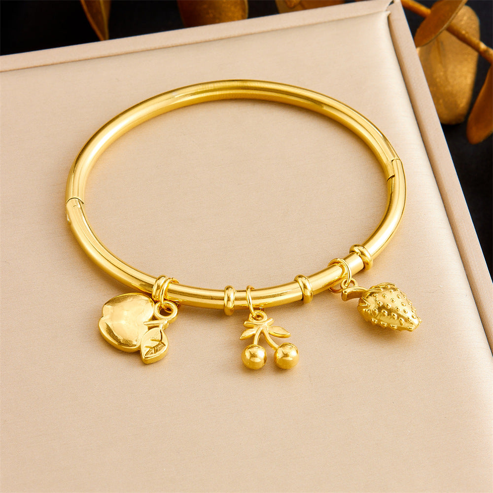 Runder Edelstahl-Armband – Bild 10 | LuxeStyle