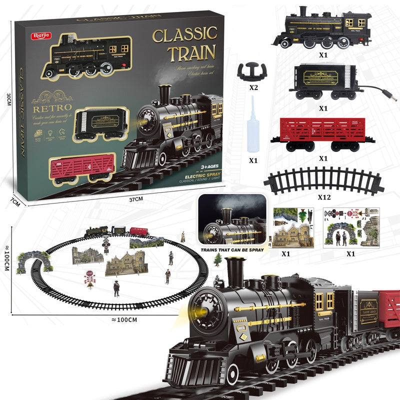 Elektrische Dampflokomotive für Kinder