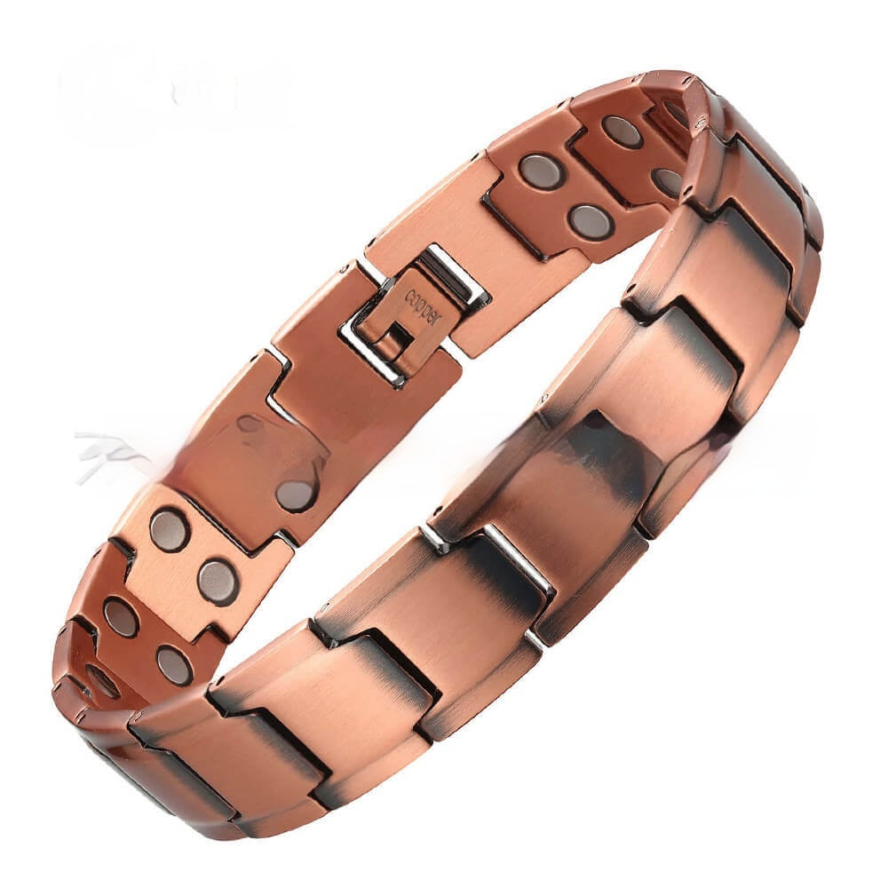 Minimalistisches Kupferarmband mit Magnetverschluss – Bild 2 | LuxeStyle