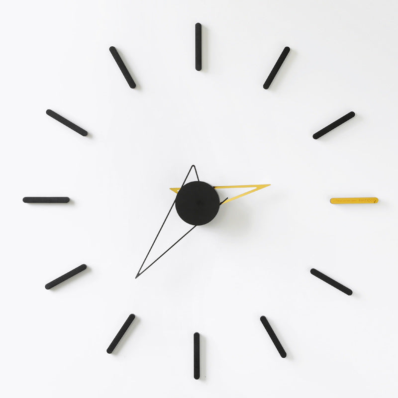 Wanddekoration Uhr – Nordischer Stil, 80 cm | LuxeStyle