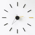 Wanddekoration Uhr – Nordischer Stil, 80 cm | LuxeStyle