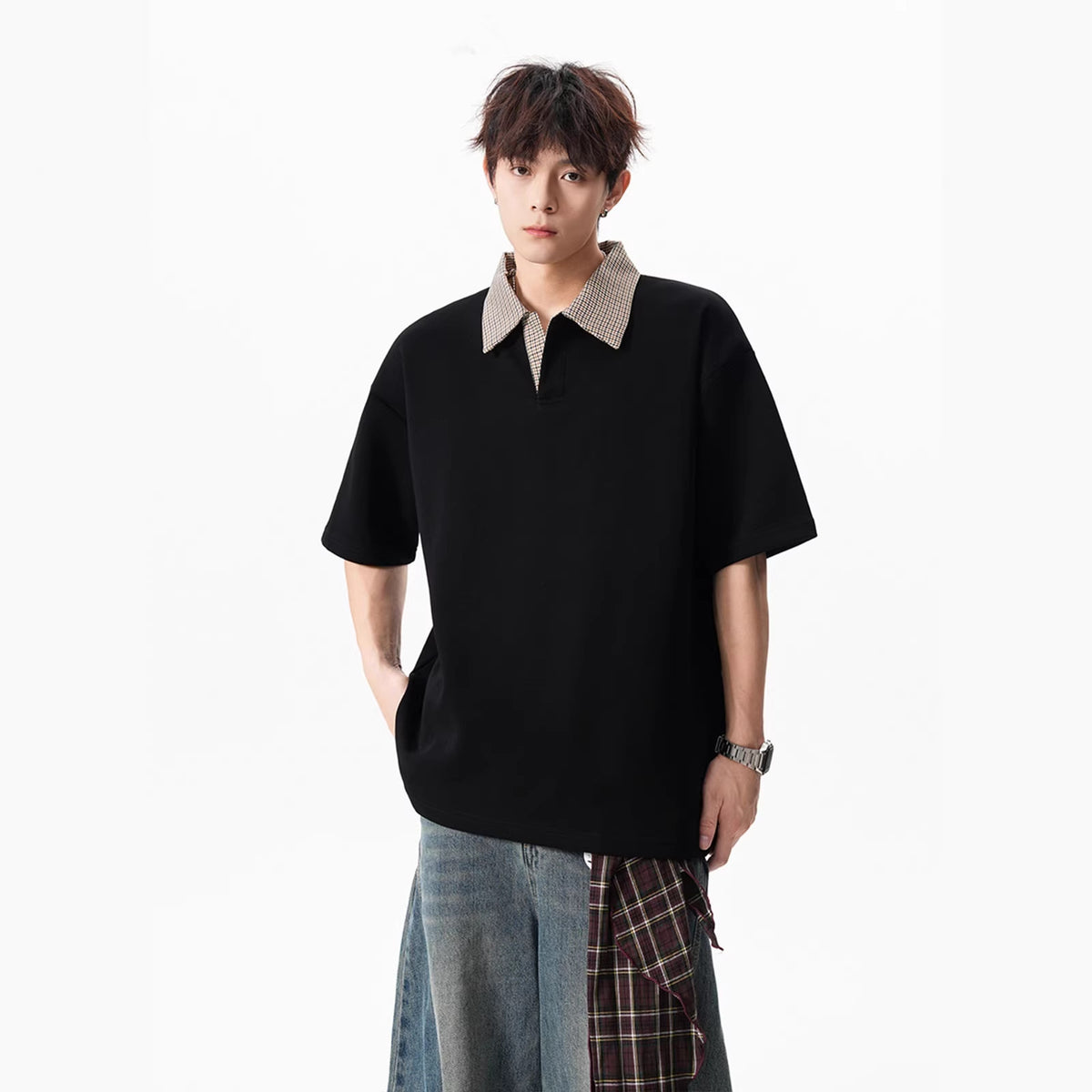 Loose-Fit Plaid-Hemd – Bild 3 | LuxeStyle