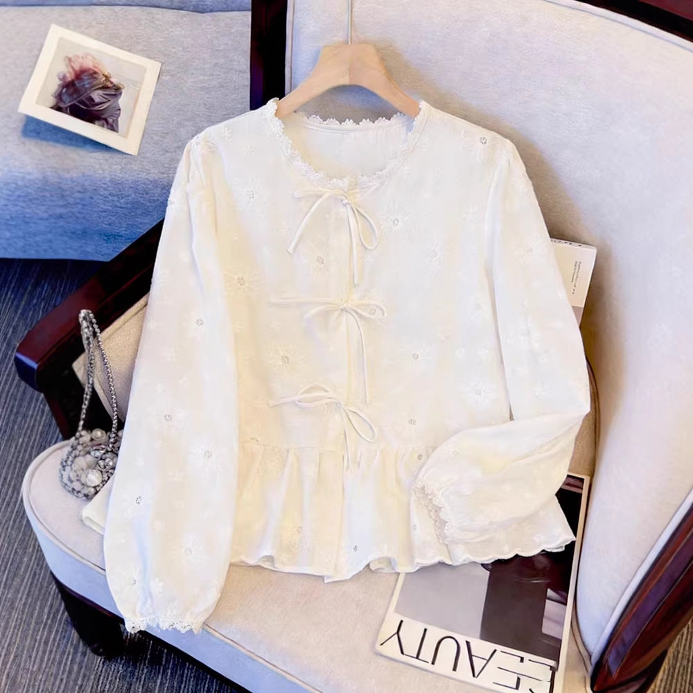 Damenbluse mit langen Ärmeln – Bild 5 | LuxeStyle