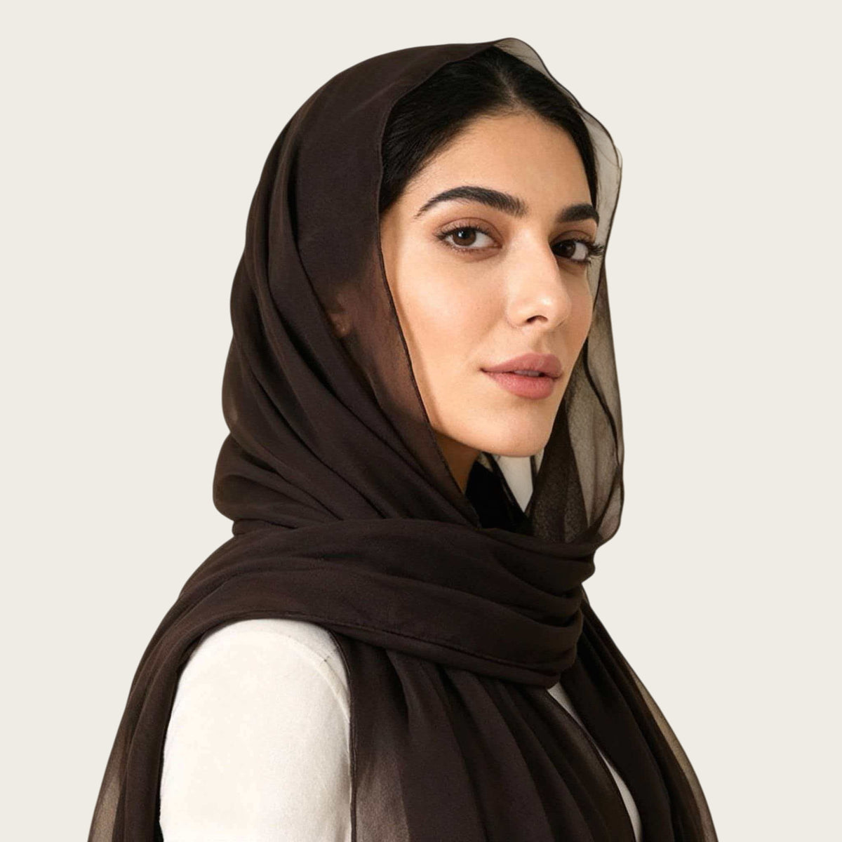 Samt-Chiffon Schal – Bild 6 | LuxeStyle